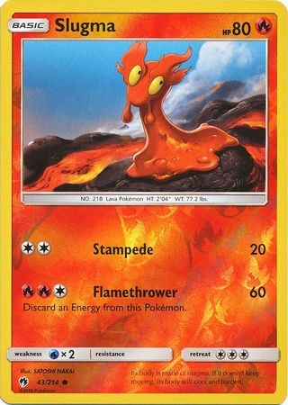 Slugma - 43/214 - Common Reverse Holo