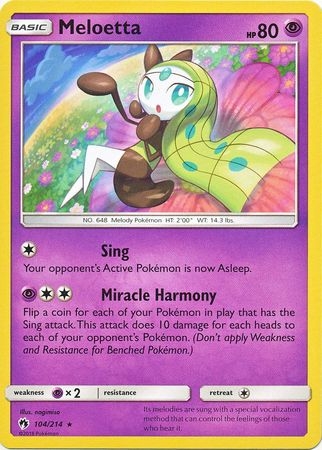 Meloetta - 104/214 - Rare
