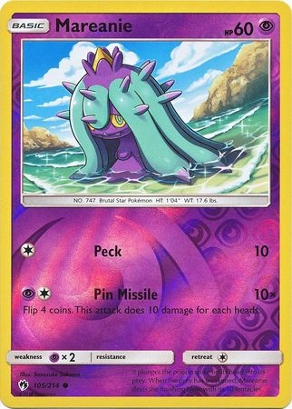Mareanie - 105/214 - Common Reverse Holo