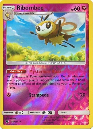 Ribombee - 146/214 - Rare Reverse Holo