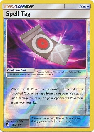 Spell Tag - 190/214 - Uncommon Reverse Holo