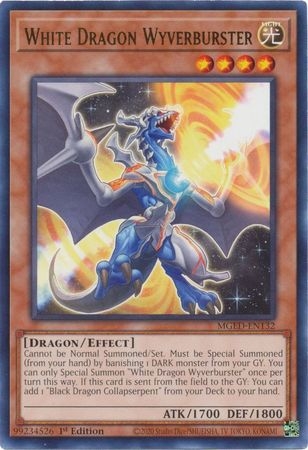 White Dragon Wyverburster - MGED-EN132 - Rare 1st Edition