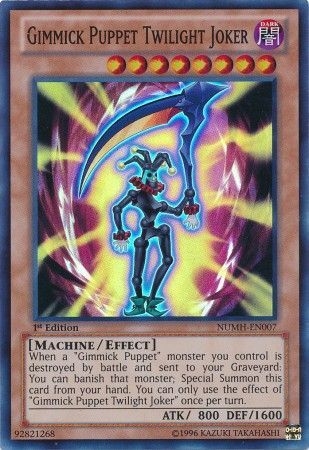 Gimmick Puppet Twilight Joker - NUMH-EN007 - Super Rare 1st Edition
