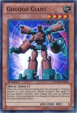 Gogogo Giant - NUMH-EN020 - Super Rare 1st Edition