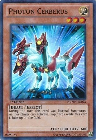 Photon Cerberus - NUMH-EN022 - Super Rare 1st Edition