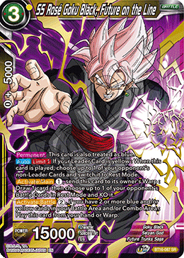 SS Rose Goku Black, Future on the Line - BT16-087 - Super Rare