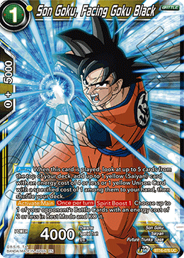 Son Goku, Facing Goku Black - BT16-076 - Uncommon