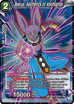 Beerus, Aesthetic of Annihilation - BT16-037 - Common