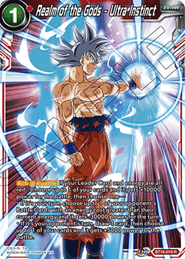 Realm of the Gods - Ultra Instinct - BT16-018 - Rare