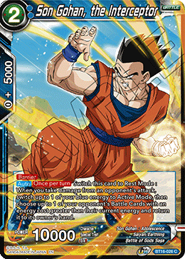 Son Gohan, the Interceptor - BT16-026 - Common Foil