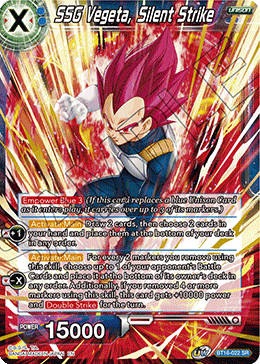 SSG Vegeta, Silent Strike - BT16-022 - Super Rare