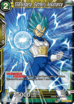 SSB Vegeta, Fatherly Assistance - BT16-078 - Uncommon