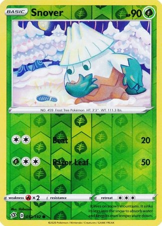 Snover - 012/192 - Common Reverse Holo