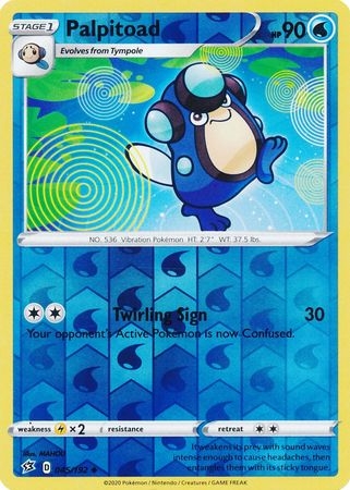 Palpitoad - 045/192 - Uncommon Reverse Holo