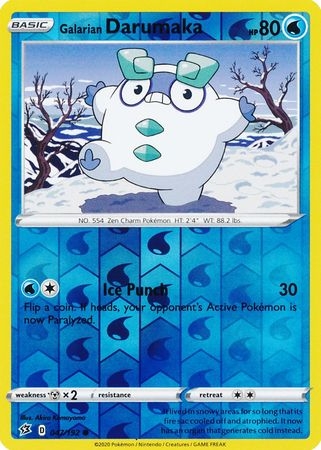 Galarian Darumaka - 047/192 - Common Reverse Holo