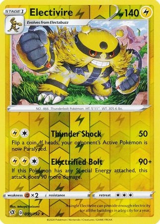 Electivire - 059/192 - Rare Reverse Holo