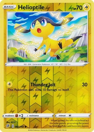 Helioptile - 063/192 - Common Reverse Holo