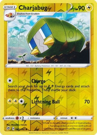 Charjabug - 065/192 - Uncommon Reverse Holo