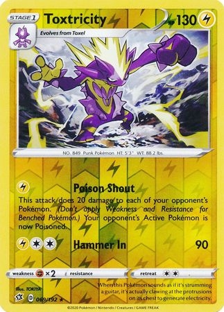 Toxtricity - 069/192 - Rare Reverse Holo