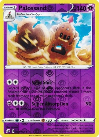 Palossand - 082/192 - Uncommon Reverse Holo