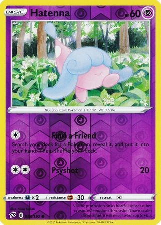 Hatenna - 083/192 - Common Reverse Holo