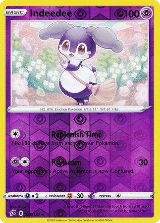 Indeedee - 088/192 - Uncommon Reverse Holo