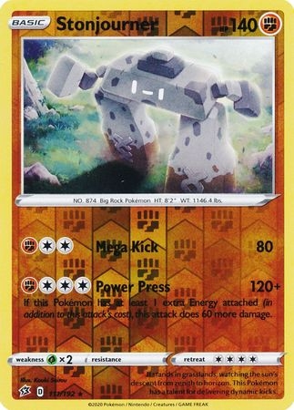 Stonjourner - 111/192 - Holo Rare Reverse Holo