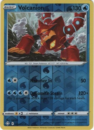 Volcanion - 25/72 - Rare Reverse Holo