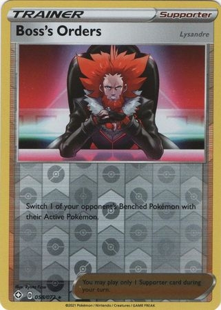 Boss's Orders - 58/72 - Rare Reverse Holo