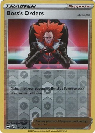 Boss's Orders - 58/72 - Rare Reverse Holo