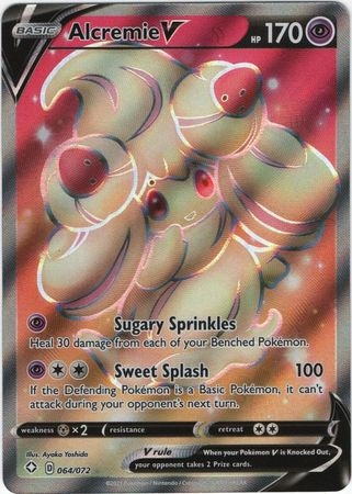 Alcremie V - 64/72 - Full Art Ultra Rare