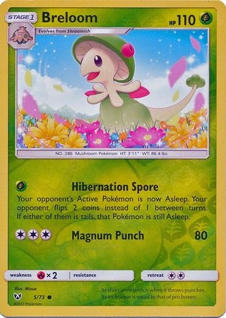 Breloom - 5/73 - Common Reverse Holo