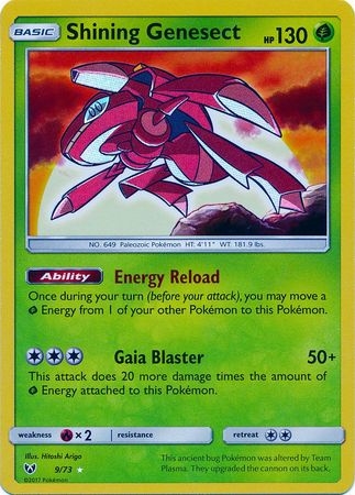 Shining Genesect - 9/73 - Holo Rare