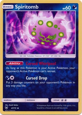 Spiritomb - 47/73 - Uncommon Reverse Holo