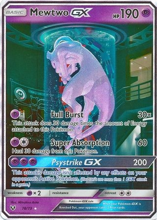 Mewtwo GX - 78/73 - Secret Rare