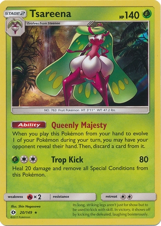 Tsareena - 20/149 - Holo Rare