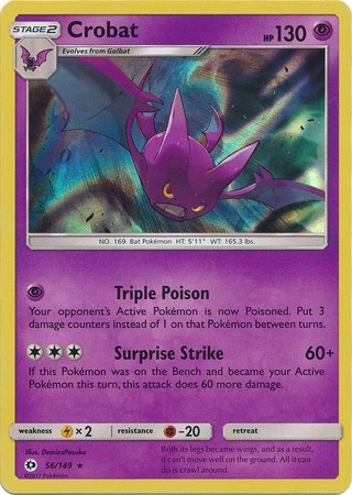 Crobat - 56/149 - Holo Rare