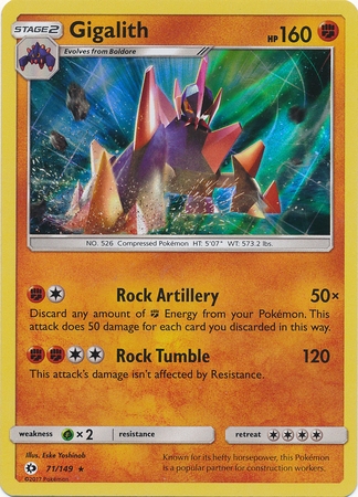 Gigalith - 71/149 - Holo Rare