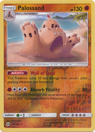 Palossand - 75/149 - Rare Reverse Holo