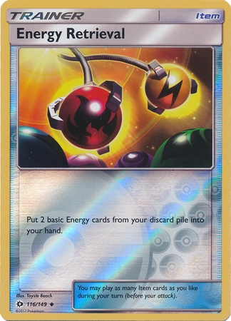 Energy Retrieval - 116/149 - Uncommon Reverse Holo