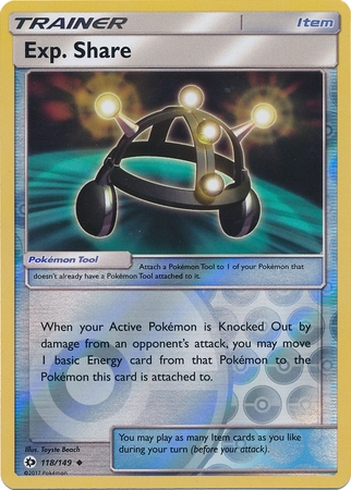 Exp. Share - 118/149 - Uncommon Reverse Holo