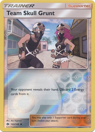 Team Skull Grunt - 133/149 - Uncommon Reverse Holo