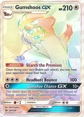 Gumshoos GX - 157/149 - Hyper Rare