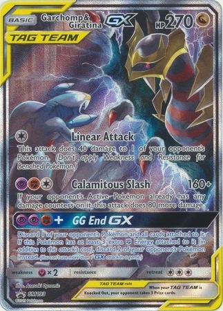 Garchomp & Giratina GX - SM193 - Alternate Art Promo