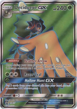 Decidueye GX - SM37 - Full Art Promo
