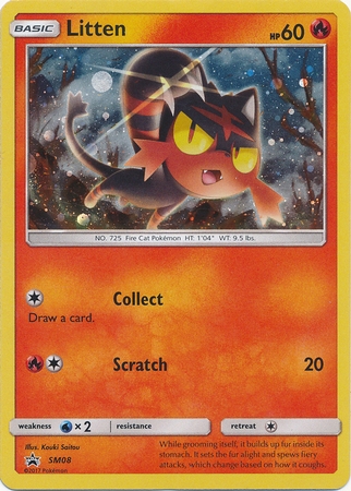 Litten - SM08 - Holo Promo