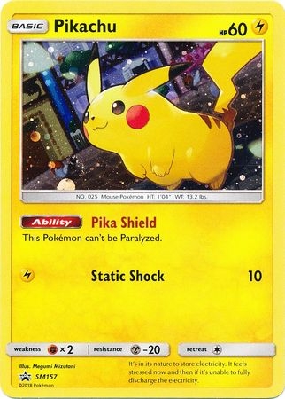 Pikachu - SM157 - Holo Promo