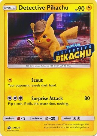 Detective Pikachu - SM170 - Movie Promo (Stamped)