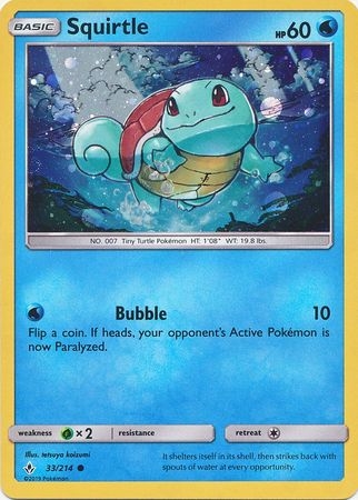 Squirtle - 33/214 - Holo Promo