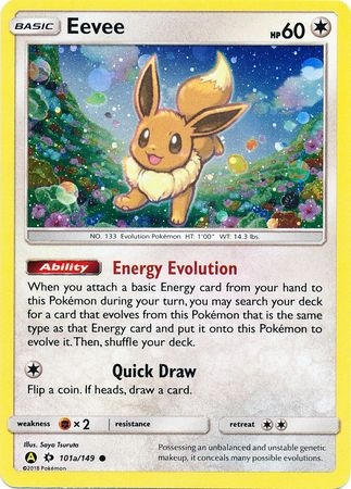 Eevee - 101a/149 - Alternate Art Promo